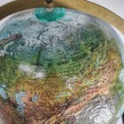 Vintage Replogle 12  Diameter Globe World Oceans Series Raised Relief Spins Ussr