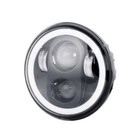 5 75 5-3 4 Led Halo Projector Headlight   4 5 Fog Passing Light For Harley Dyna