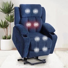 Flexispot Elderly Power Lift Recliner Chair Sofa Massage And Heat Cup Holders 
