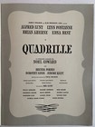    quadrille  Noel Coward  Lunt  Fontana aherne best  Souvenir Theatre Program1955