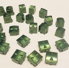 Monopoly 70th Anniversary Edition Game Replacement 34  Pieces Green Houses