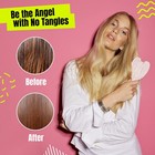 Detangling Hair Brush - Anti Static Angel Wing Hair Brush With Soft   Flexibl   