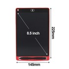 8 5 Portable Colored Lcd Writing Tablet Drawing Board Erasable Notepad Kids Red