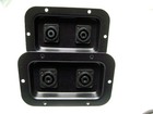  2  Two Jack Plates With Dual Speakon Nl4 For Pa Speakers   Cabinets