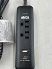 Open Box Tripp Lite Surge Protector 2-outlet 2 Usb Ports 2 1a Tlp206usb Free S h