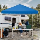 Heavy Duty 10x10 Ft Pop Up Canopy Tent Outdoor Shelter With Removable Sidewall