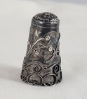 Three Antique Sterling Thimbles Simons Brothers Taxco