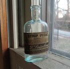 Syrup Ipecac Leischner Druggist Chicago 1890s Labeled Bottle