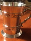 Mullingar Pewter Claddagh Strips Tankard Irish Craft Nib Great Gift