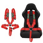 Universal Red 5 Point Camlock Quick Release Racing Seat Belt Harness