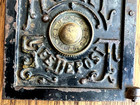Part - Antique Cast Iron Bank Royal Safe Deposit Combination Lock Door