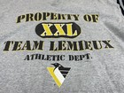 Vintage Pittsburgh Penguins Mario Lemieux Robo Logo Long Sleeve Shirt Size Xl