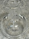 Antique 19thc Miniature Glass Spirit Measure Bottle Open Pontil Pillar Molded 3 