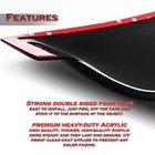 Abs Rear Window Roof Spoiler For 2012-2015 Honda Civic Coupe