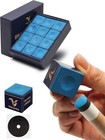 Pro Pool Cue Chalk  Tournament Standard Billiard Chalk  12 Cubes box With Tra   