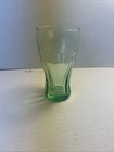 Vintage Embossed Coca-cola Glass Coke Classic Ribbed Green 6  Tall Tumbler Glass