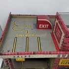 1951 T Cohn Superior Service Station Tin Litho Garage Roof Lubritorium 25 
