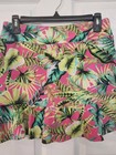 Tommy Bahama Golf Women s Pink Tropical Leaves Golf Tennis Skort Size M