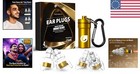 Washable High Fidelity Ear Plugs - 23 Db Protection For Music Lovers   Travelers