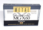 Denon Mg-x 60  Blank Audio Cassette Tape  sealed   New 