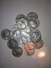 Washington Quarters  90  Us Bullion Silver Coins  7 50  One 