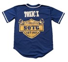 Royal Blue Sotg Jersey Featuring A Prominent Gold And White    toxic X    2022