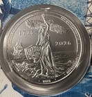July 4th Silver 250th Anniversary 1776   2026 Sail 4th Silver Coin 1 2 Oz In Tep