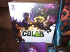 Colab Board Game - Deluxe Edition Kickstarter Complete Set Up Sealed Promo Print