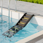 Foldable Dog Pool Ramp With 33  Legs For Free Height Adjustment safe   Easy