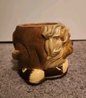 Lion Wearing Tennis Shoe Planter Pot Ceramic Vintage Funny Funky