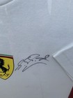 F1 Ferrari Shirt Signed By Michael Schumacher   Ruben Barricelo Framed Superb