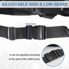 Motorcycle Baby Kids Safety Seat Strap Belt Harness Reflective Protection Buckle