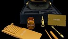 Get Lost Gold Premium Snuff Kit Complete W  Box Scoop Straw Jar Boxed Gift Set