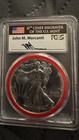 2017 s  American Silver Eagle Ase   Strk At San Fran Pcgs Ms70 Mercanti  t1465