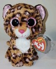 Nm  Ty Beanie Boos        Patches The Leopard 6  Nmwnmt Plush Stuffed Animal Toy