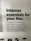 Vintage  Very Rare Apple Computer  mac Internet Essentials Displayed Poster 2003