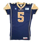 Drew Willy Winnipeg Blue Bombers Team Issued Signed Reebok Cfl Jersey