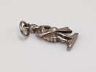 Vintage Sterling Silver Aquarius Zodiac Star Sign 3d Man Pouring Water Pendant