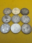 Lot Of 9 Canada 80  Silver Quarters 1943-1968  25   Approx 1 35 Troy Ounces