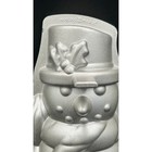 Nordic Ware Snowman Cake Pan Cast Aluminum 5 Cup Holiday Winter Silver Usa 12 