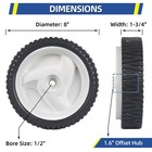 2pk 532403111 Lawn Mower Front Wheels  Replacement 583719501 194231x460 Wheels