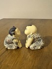 Japanese Netsuke Figurines  Two Piece 