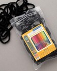 Friendly Loom 7  Loops - Black Cotton Loops Makes 2 Potholders Approx 6  X 6    