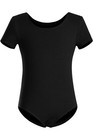 Danshow Girls Short Sleeve Leotard W Skirt Kids Dance Ballet Tutu Dresses Size L