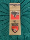 Vintage Matchbook Cover  1940   s  Cp Chateau Frontenac Quebec Canada Pfkt1
