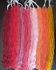 Authentic Czech Glass Seed Beads  size 11 0      12 Color Assortment pinkredorange