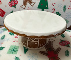 Target Bullseye Playground   Gingerbread House Ceramic Cake Stand 2025   New