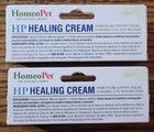 2 Boxes Homeopet Hp Natural Healing Cream For Dogs Cats Wound Care Bites Burns