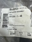 Sloan Hy33a-1-48 Hydraulic Actuator Assembly Push Button Chrome Plate Finish New