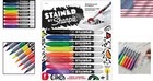 Stained Fabric Art Markers - Assorted Colors  Brush Tip  8 Count For All Ages